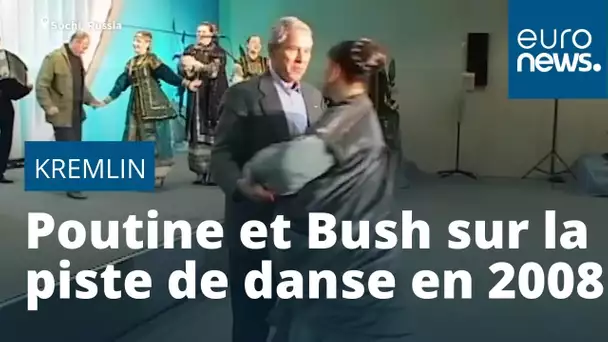 Le Kremlin a publié des archives de Vladimir Poutine et de George Bush entrain de danser