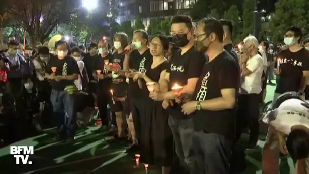 À Hong Kong, des milliers de bougies allumées en mémoire de la répression de Tiananmen