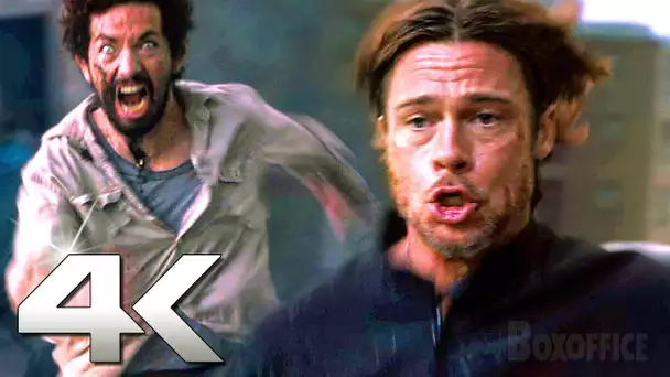 WORLD WAR Z : Brad Pitt VS Zombies dans la Ville 4K ᴴᴰ