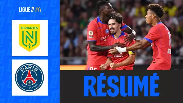 Vitinha INSPIRÉ, le PSG S'OFFRE Nantes à la Beaujoire | 1ère journée - Ligue 1 McDonald's 25/26