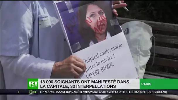 La mobilisation des soignants a rassemblé à Paris 18 000 personnes, des heurts ont éclaté
