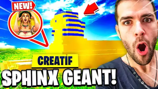 JE TEST LE PARCOURS IMPOSSIBLE DU SPHINX GÉANT ! Fortnite Saison 7 Créatif