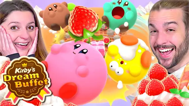 UN NOUVEAU JEU BATTLE ROYALE PARTY SUR NINTENDO SWITCH : KIRBY'S DREAM BUFFET !