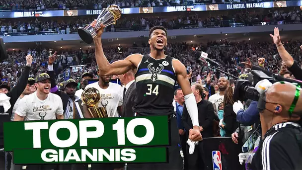 Giannis Antetokounmpo's Top 10 Postseason Plays!🦌🏆