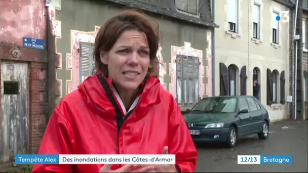 Tempête Alex : le Quinic déborde à Paimpol