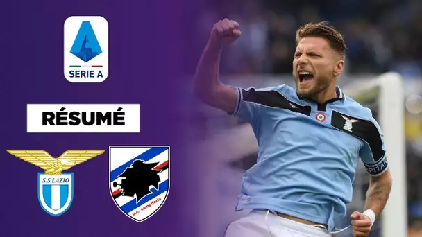 Résumé : Inarrêtable, la Lazio démolit la Sampdoria 5-1, Immobile voit triple !