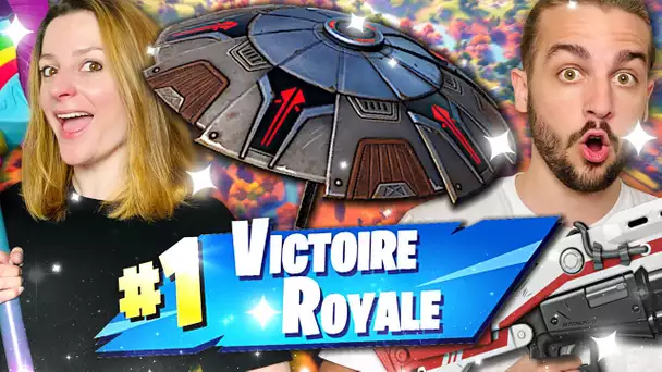 NOTRE PREMIER TOP 1 DE LA SAISON 6 ET ON DEBLOQUE LE PARAPLUIE ! FORTNITE DUO FR