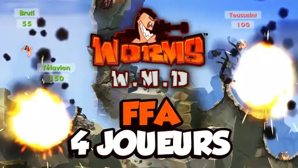 Worms W.M.D. : FFA 4 joueurs