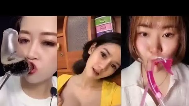 Tiktok chinois : Boire des boissons colorées