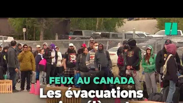 Au Canada, des milliers d’habitants évacués après la fusion de deux énormes incendies