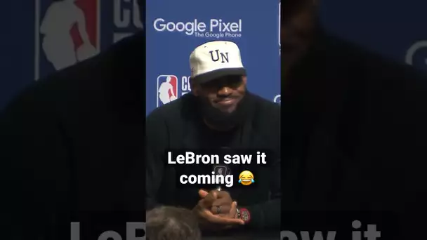 “People probably think I’m lying”- LeBron Jokes About Knowing About Carmelo’s retirement😂| #Shorts