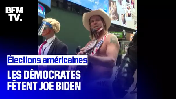 Élections américaines: les démocrates fêtent Joe Biden