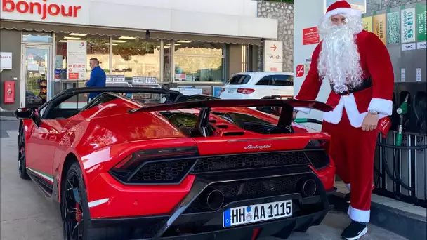 LE PÈRE  NOËL EN LAMBORGHINI !! [Feat IbraTV]