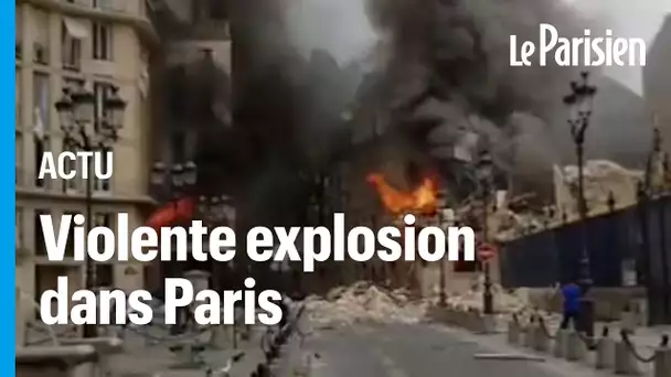 Paris : explosion dans le Ve arrondissement, des immeubles en feu