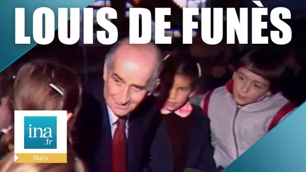 Louis de Funès parle avec des enfants | Archive INA