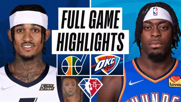 JAZZ at THUNDER | FULL GAME HIGHLIGHTS | November 24, 2021