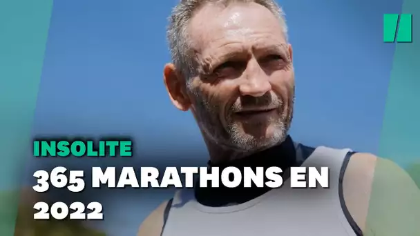 Ce Britannique a couru un marathon par jour en 2022 aux profits de deux associations