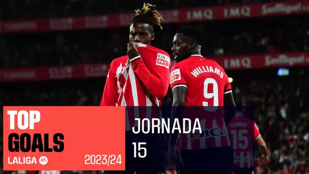 LALIGA TOP 5 Goles Jornada 15 LALIGA EA Sports 2023/2024