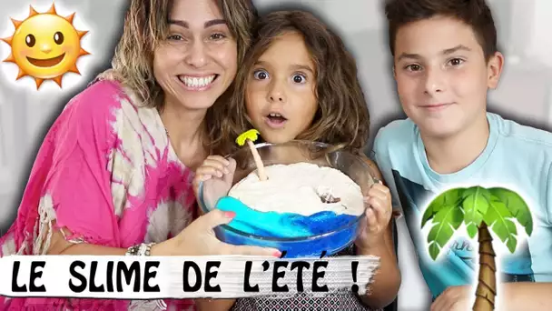 SLIME DE L&#039; ÉTÉ : Slime facile pour les vacances