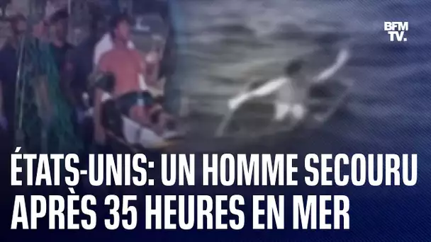 États-Unis: un homme secouru après 35 heures en mer alors que son bateau était presque submergé