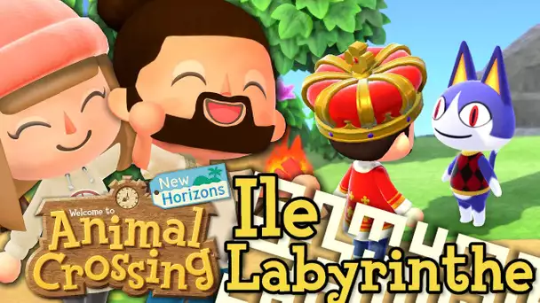 LE DÉFI DE L’ÎLE AU LABYRINTHE ! | ANIMAL CROSSING NEW HORIZONS EPISODE 30 CO-OP