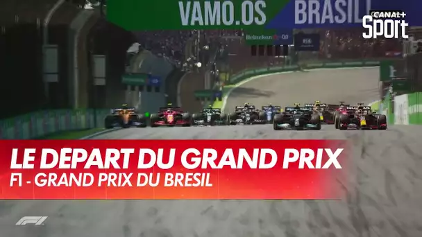 Les Red Bull aux premières positions après le départ ! - GP du Brésil