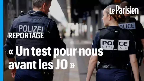 Des patrouilles franco-allemandes pour accompagner en train les supporters des Bleus