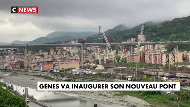 Le nouveau pont de Gênes inauguré, deux ans après son effondrement