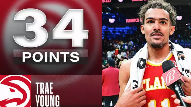 Trae Young Drops CLUTCH 34 Points In Hawks W! | February 26, 2023