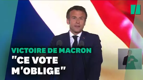 Le discours de victoire d'Emmanuel Macron en intégralité