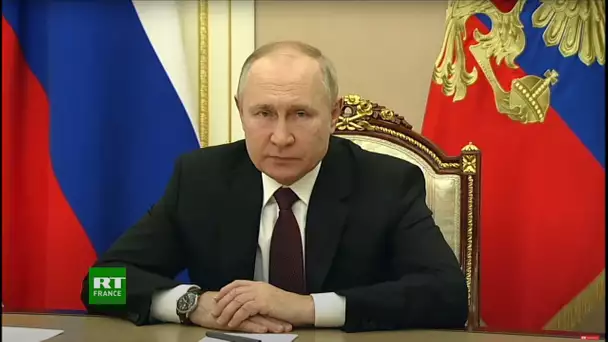 Opération militaire en Ukraine : Vladimir Poutine participe à une réunion du Conseil de sécurité