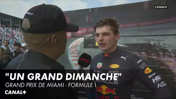 La réaction de Max Verstappen après le Grand Prix de Miami - F1