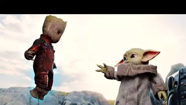 Un court-métrage réalisé par un fan réunit Baby Yoda et Baby Groot