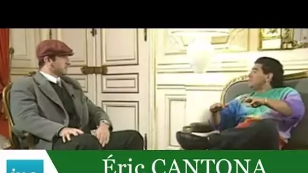 Rencontre Diego Maradona / Eric Cantona - Archive INA