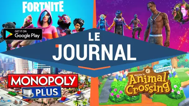 Des nouveautés sur Animal Crossing, Travis Scott sur Fortnite | LE JOURNAL à la maison