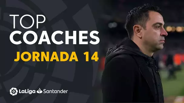 LaLiga Coaches Jornada 14: Xavi Hernández, Coudet & Lopetegui