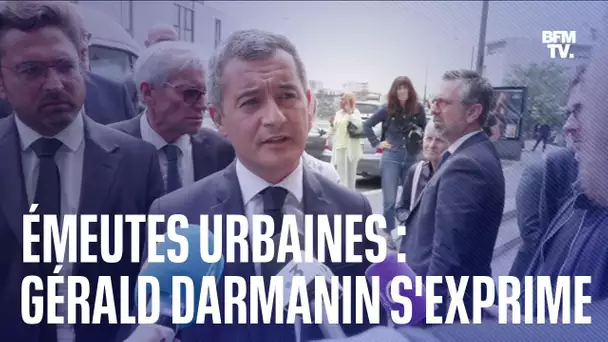 Gérald Darmanin s'exprime après une sixième nuit de violences urbaines