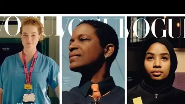 Des travailleuses en première ligne plutôt que des mannequins en Une du Vogue...