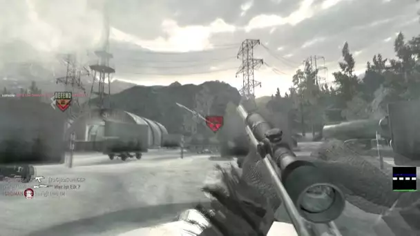 [Video fun] 21-3 au sniper sur Call of Duty 4 ! "SALUT TOUT LE MONDE !"
