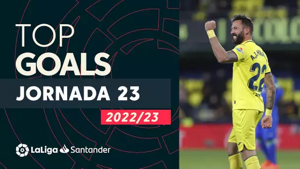 Todos los goles de la jornada 23 de LaLiga Santander 2022/2023