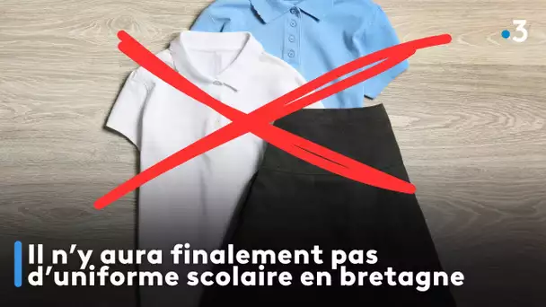 Il n'y aura finalement pas d'uniforme à l'école en Bretagne.