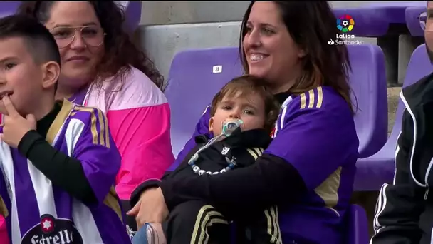 Calentamiento R. Valladolid CF vs Real Sociedad