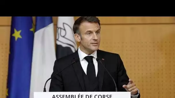 Emmanuel Macron propose "une autonomie à la Corse", mais pas "contre l'Etat"
