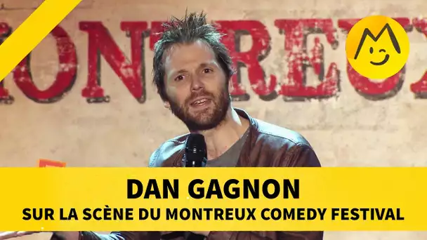 Dan Gagnon  sur la scène du Montreux Comedy Festival