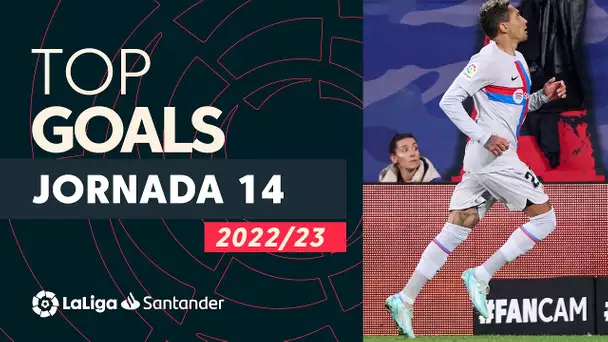LaLiga TOP 5 Goles Jornada 14 LaLiga Santander 2022/2023