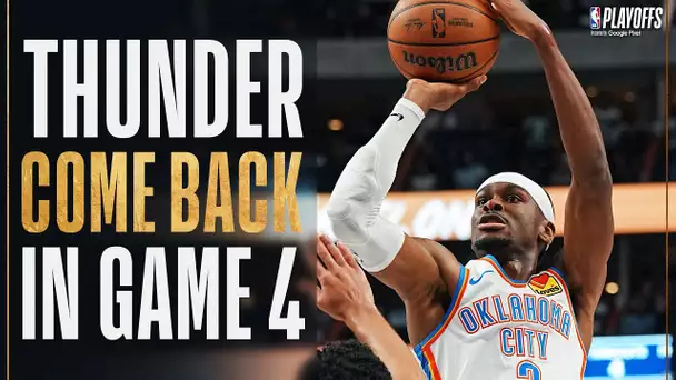 Thunder STORM back In 2nd Half To Even The Series 2-2! 👏 | May 13, 2024