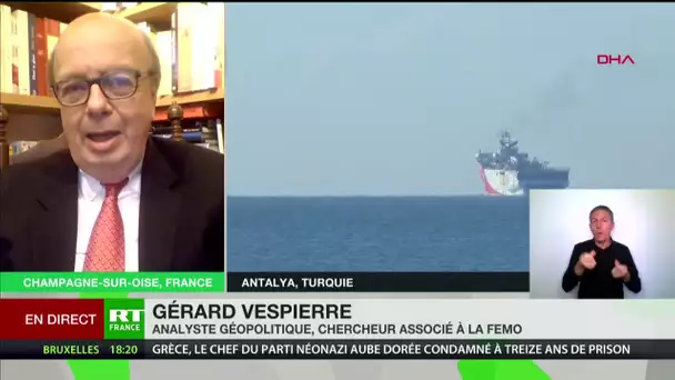 Méditerranée : «Erdogan joue un jeu très difficile», selon Gérard Vespierre