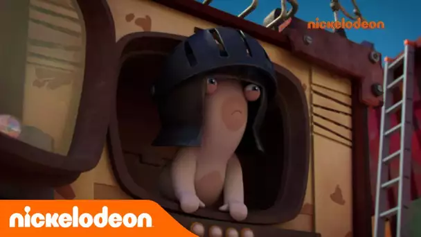 Les lapins crétins | Invasion | La télé à remonter dans le temps | Nickelodeon France