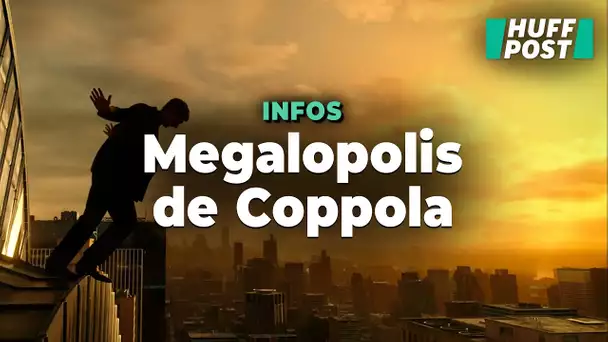 Adam Driver prêt à se jeter dans le vide dans le 1er extrait de « Megalopolis » de Coppola