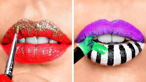Idées Maquillage Des Lèvres À Essayer Dès Maintenant || Astuces Géniales Pour Des Lèvres Parfaites